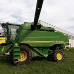 Mietitrebbia John Deere CTS9780 telaio CA074093 con barra soia John Deere 6.10mt