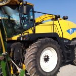 Trincia New Holland FR9080 telaio 545724001 con Barra mais Krone 8 file telaio 905098