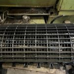 Rotary separator and grid with shaft and tensioner for TC4.90